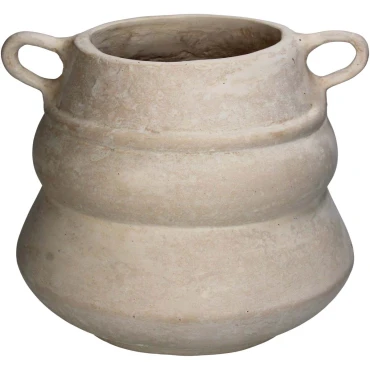 JK Home Décor - Κασπώ από Πεπιεσμένο Χαρτί Λευκό 22x14.5cm