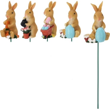 JK Home Décor - Κουνέλι Στικ Πολυρεζίν 5x3.5x7cm 4Σχδ