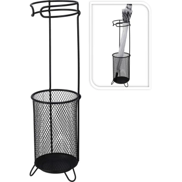 JK Home Décor - Ομπρελοθήκη από Μέταλλο Μαύρο 18x50cm