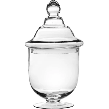 JK Home Décor - Glass Jar with Lid 35cm