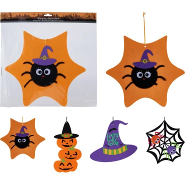 JK Home Décor - Διακοσμητικό Κρεμαστό Halloween 30x32cm 4Σχδ