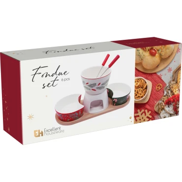JK Home Décor -  Μπωλ Fondue Πορσελάνη 29x8cm