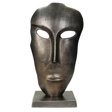 JΚ Home Décor - Διακοσμητικό Πρόσωπο Μαύρο 38x11x20cm
