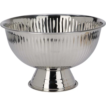 JK Home Décor - Σαμπανιέρα από Ατσάλι Ασημί 19-40x24cm