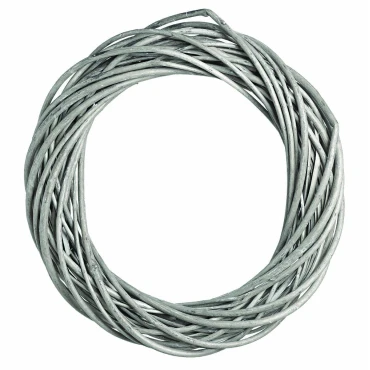 JΚ Home Décor - Στεφάνι Βέργινο Γκρι 50x8cm