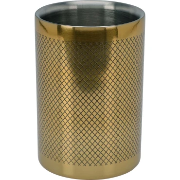 JK Home Décor - Σαμπανιέρα για Κρασί από Ατσάλι Χρυσό 12x18cm