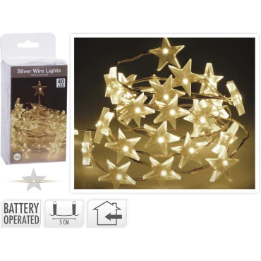 JΚ Home Décor - Λαμπάκια Αστεράκια 40LED