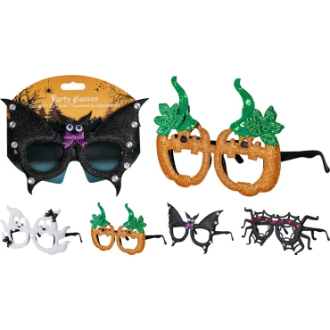 JK Home Décor - Γυαλιά Halloween 17x14x10cm 4Σχδ