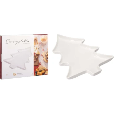 JK Home Décor - Πιατέλα από Δέντρο Πορσελάνη 34x2.5cm