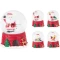 JK Home Décor - Santa Claus Snow Globe 5.5x8cm 4Ass
