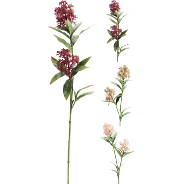 JK Home Décor - Κλαδί Φρούτα Skimmia 19x72cm 2Σχδ