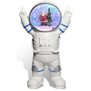 JK Home Décor - Santa Light Up Astronaut 30cm