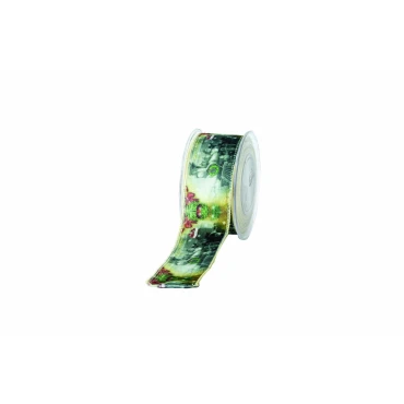 JK Home Décor - Κορδέλα Velvet με Polar Express 5.2cmx4.5cm