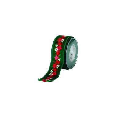 JK Home Décor - Κορδέλα Holland Velvet Euphoria 5cmx9m Πράσινο