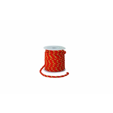 JK Home Décor - Κορδόνι Rayon 2-Color 5mmx15m Κόκκινο-Χρυσό