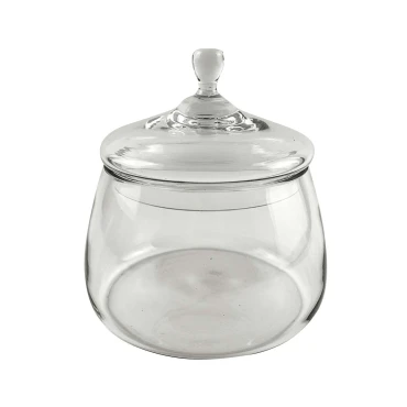 JK Home Décor - Γυάλα με Καπάκι 17x17.5cm