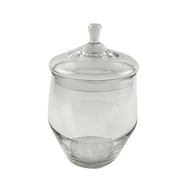 JK Home Décor - Γυάλα με Καπάκι 15x22cm