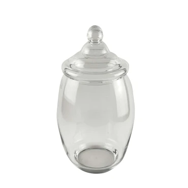 JK Home Décor - Γυάλα με Καπάκι 21.5x40cm