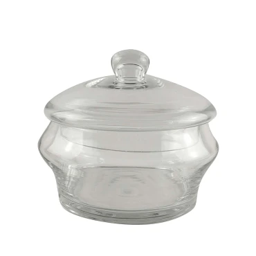 JK Home Décor - Γυάλα με Καπάκι 17x15cm