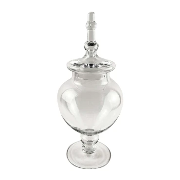 JK Home Décor - Γυάλα με Καπάκι 16.50x37.50cm