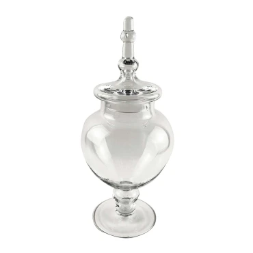 JK Home Décor - Γυάλα με Καπάκι 19x45cm