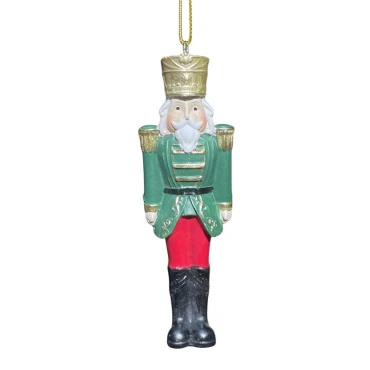 JK Home Décor - Στολίδι Καρυοθραύστης Πολυρεζίν 3.5x10.5cm S/3
