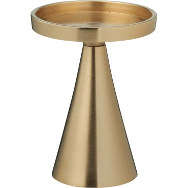 JK Home Décor - Κηροπήγιο από Αλουμίνιο Χρυσό 10x13cm