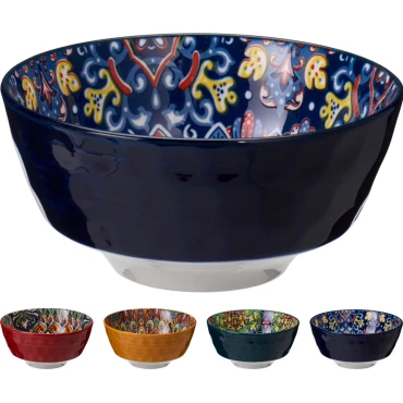 JK Home Décor - Μπολ Oriental Πορσελάνη 780ml 16x7.5cm 4Σχδ