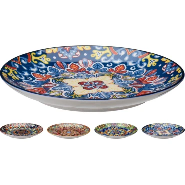 JK Home Décor - Πιάτο Oriental Πορσελάνη 20cm 4Σχδ