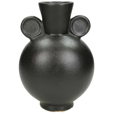 JΚ Home Décor - Βάζο Μαύρο 23x14x16cm