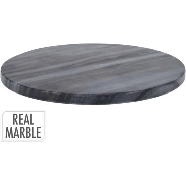 JK Home Décor - Δίσκος Μάρμαρο Μαύρο 24x1.5cm