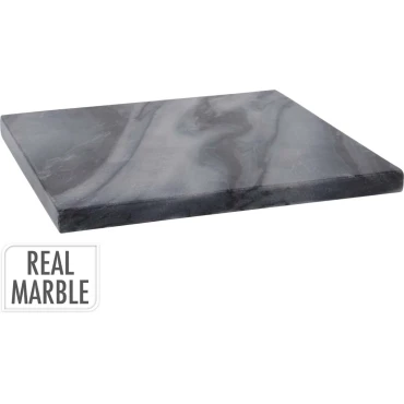 JK Home Décor - Δίσκος Μάρμαρο Μαύρο 20x20x1.5cm