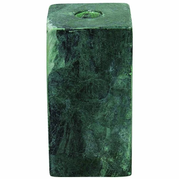 JΚ Home Décor - Κηροπήγιο Πράσινο Μάρμαρο 5.5x5.5x10.5cm