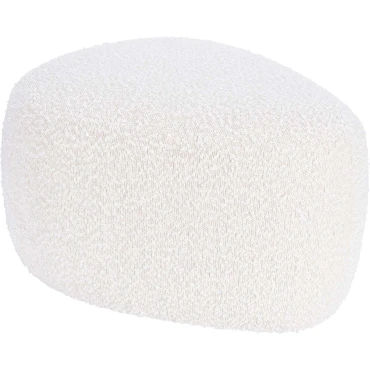 JK Home Décor - White Sheep Stool 57x46x32cm