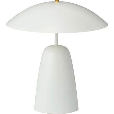 JK Home Décor - Επιτραπέζιο Φωτιστικό από Μέταλλο Λευκό 39x31cm