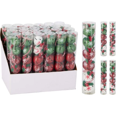 JK Home Décor - Κουδούνια Χριστουγέννων 4cm S/6 4Σχδ