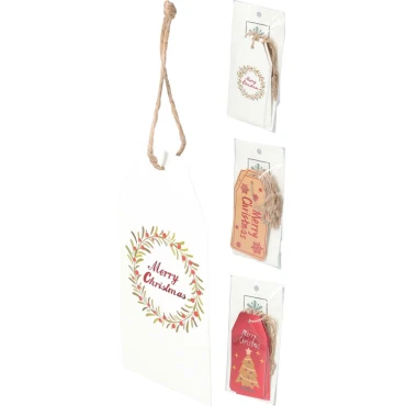 JK Home Décor - Ετικέτα Δώρου Χριστουγέννων S/10 3Σχδ