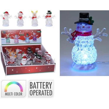 JK Home Décor - Φιγούρες LED 11cm 4Σχδ
