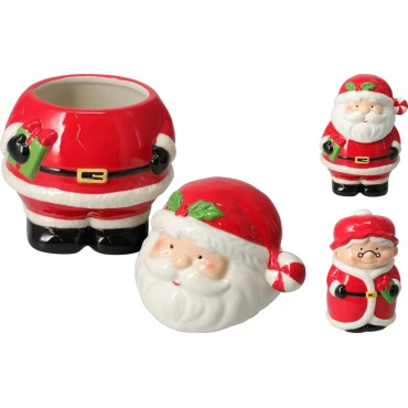 JK Home Décor - Μπισκοτιέρα Άγιος Βασίλης από Δολομίτη 16x21cm