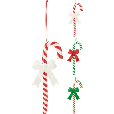 JK Home Décor - Στολίδι Γλυφιτζούρι Πολυρεζίν 17cm 4Σχδ