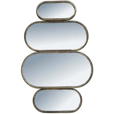 JΚ Home Décor - Καθρέπτης Καφέ 59x3x38cm