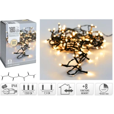 JK Home Décor - Λαμπάκια Snake WW 180LED 13.5M