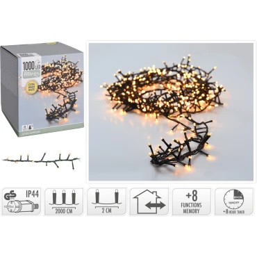 JK Home Décor - Λαμπάκια 1000Led Extra WW 20M