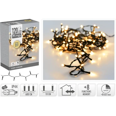 JK Home Décor - Λαμπάκια 120Led Extra WW