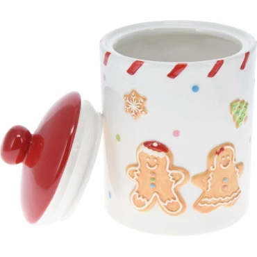 JK Home Décor - Μπισκοτιέρα Gingerbread από Δολομίτη 12x18cm