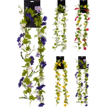 JΚ Home Decor - Γιρλάντα Λουλουδιών 180cm 4Ass