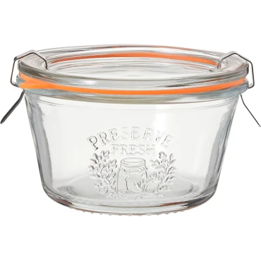 JΚ Home Decor - Βάζο Αποθήκευσης Γυάλινο 265ml