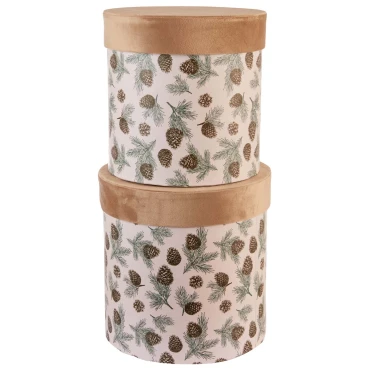 JK Home Décor - Box S/2 26x26 -23x23cm