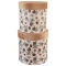 JΚ Home Décor - Κουτί με Κουκουνάρια 26x26-23x23cm S/2