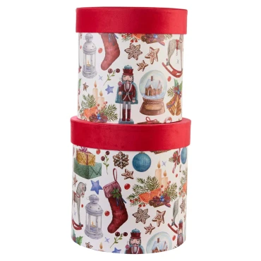 JK Home Décor - Box S/2 26x26-23x23cm